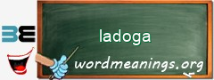 WordMeaning blackboard for ladoga